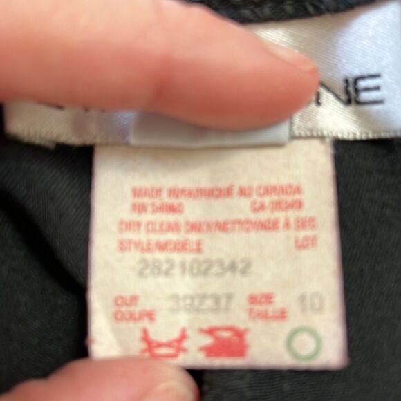 Evan Picone Black Women's Size 10 Black Straight Leg Dress Pants - Picture 10 of 11